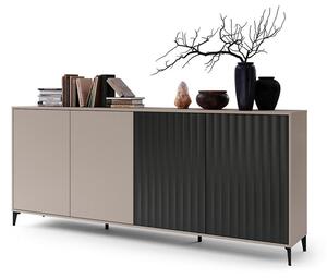 Komoda RONJA taupe/crna