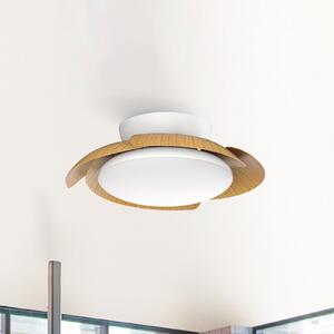 LED stropni ventilator Aloha drvo DC motor tihi Ø 90 cm CCT