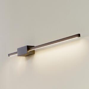 Lucande LED zidna svjetiljka Skaila, crna, dužina 90 cm, 3.000 K, Crno, Dnevni boravak/blagovaonica, Aluminij