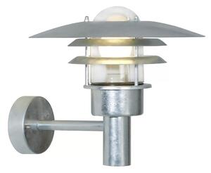 Nordlux - Vanjska zidna svjetiljka LONSTRUP 1xE27/60W/230V IP44 srebrna