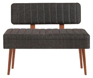 Zondo.hr Klupa Vlasta 1 (orah + antracit) (s prostorom za odlaganje). Akcija -30%. 1106600