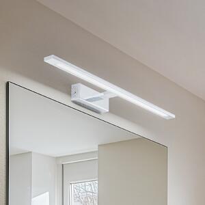 LED zidna lampa Gallery, krom boje, širina metala 62 cm IP44