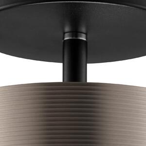 Brilliant LED stropna reflektorska svjetiljka Axion, crna/smeđa, Ø 15 cm, Memory, CCT, prigušiva, Smeđa / hrđa, Dnevni boravak/blagovaonica, Plastika