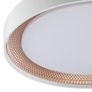 Brilliant Waldo LED stropna svjetiljka, bijela/ružičasto zlato, Ø 38,5 cm, CCT, dimabilna., prigušiva, Bijela, Dnevni boravak/blagovaonica, Metal