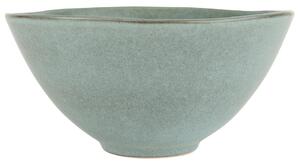 Plava velika kamenin posuda LIGHT BLUE DUNES