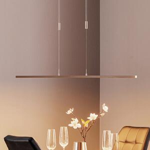 Quitani LED visilica Tolu, nikal, dužina 138 cm