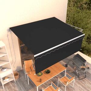 Automatska tenda na uvlačenje s roletom 4,5 x 3 m antracit - Antracitno siva / 4.5 x 3 m