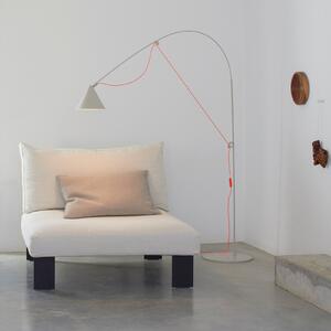 Midgard AYNO L podna lampa siva/narančasta 3.000K