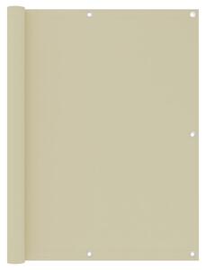 Balkonski zastor krem 120 x 500 cm od tkanine Oxford - Krema / 120 x 500 cm