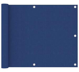 Balkonski zastor plavi 75 x 400 cm od tkanine Oxford - Plava / 75 x 400 cm