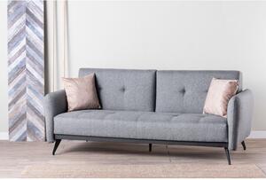 Atelier Del Sofa Trosjed na razvlačenje, Sivo, Ron Sofabed - Grey GR111