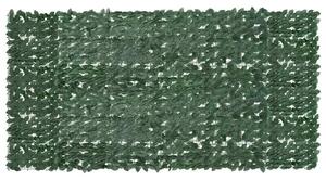Balkonski zastor s tamnozelenim lišćem 300 x 150 cm - Zelena / 300 x 150 cm