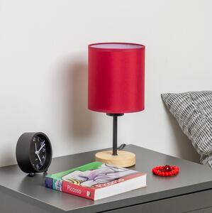 Brilagi - Stolna lampa NUBILA WOOD 1xE27/25W/230V hrast/pompejska crvena