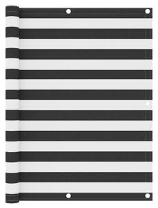 Balkonski zastor antracit i bijeli 120x300 cm od tkanine Oxford - Antracitno siva / 120 x 300 cm
