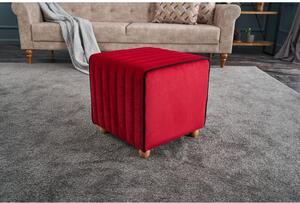 Atelier Del Sofa Tabure, Crvena, Mona Puf - Red