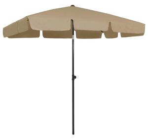 Suncobran za plažu smeđesivi 200 x 125 cm - Tupe / 200 x 125 cm