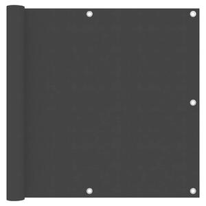 Balkonski zastor crni 90 x 400 cm od tkanine Oxford - Crna / 90 x 400 cm