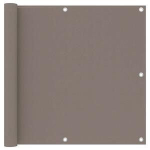 Balkonski zastor smeđe-sivi 90 x 300 cm od tkanine Oxford - Tupe / 90 x 300 cm