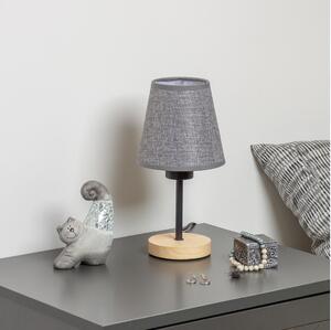 Brilagi - Stolna lampa NUBILA WOOD 1xE27/25W/230V hrast/siva
