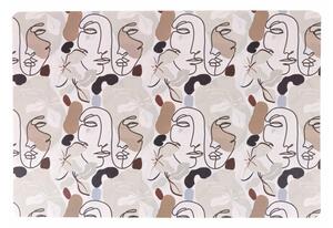 Set od 6 prostirki za stol Villa d'Este Face to Grey, 45 x 30 cm