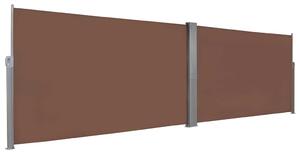 Uvlačiva bočna tenda 160 x 600 cm smeđa - Smeđa / 160 x 600 cm