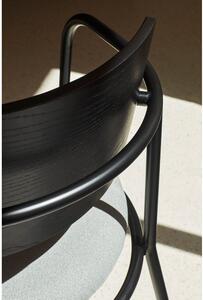 Crno-siva fotelja u dekoru jasena Eclipse - Teulat