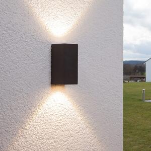 Lucande Tavi LED vanjska zidna svjetiljka Bridgelux set od 2 komada