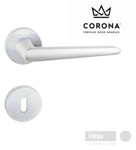 Kvaka Corona® Arrow R krom mat <span>ključ, cilindar ili wc</span> Ključ