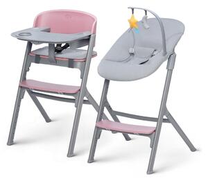 KINDERKRAFT SELECT-Hranilica LIVY Premium Aster pink + ležaljka CALMEE