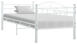 Okvir za dnevni ležaj bijeli metalni 90 x 200 cm - Bijela / N/A
