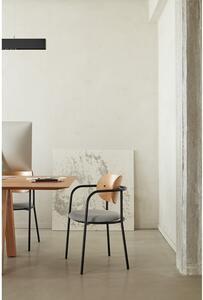 Siva blagovaonska stolica u dekoru hrasta Eclipse - Teulat