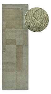 Zelena ručno rađena vunenia staza 80x250 cm Charlotte – Villeroy&Boch