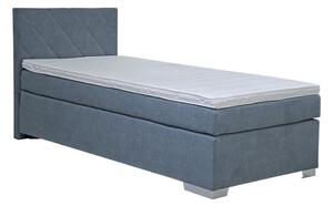 Tapecirani krevet s madracem IDA 90x200 cm plava