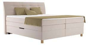 Boxspring krevet s madracem BEA 180x200 cm bež