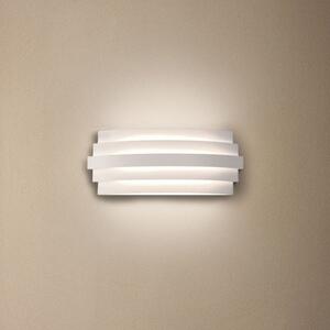 ACB ILUMINACIÓN Luxur LED zidna svjetiljka, bijela, Bijela, Područje hodnika, Aluminij