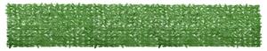 Balkonski zastor sa zelenim lišćem 600 x 100 cm - Zelena / 600 x 100 cm