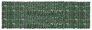 Balkonski zastor s tamnozelenim lišćem 500 x 150 cm - Zelena / 500 x 150 cm