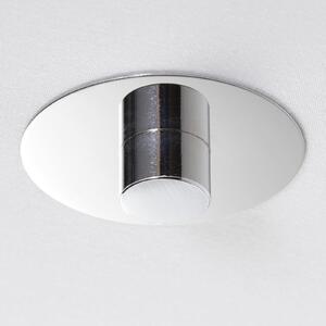 Brilliant Andria tekstilna stropna lampa, 60 cm, bijela, prigušiva, Bijela, Dnevni boravak/blagovaonica, Tkanina / tekstil