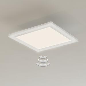 Briloner Piatto LED stropna svjetiljka, senzor, 29,5 x cm, Bijela, Područje hodnika, Metal