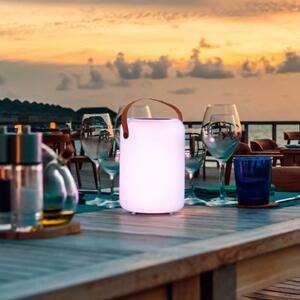 Solarna LED stolna lampa Orno, topla bijela i RGB