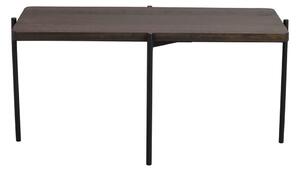 Smeđi stol od jasenovog drveta Rowico Shelton, 95 x 50 cm