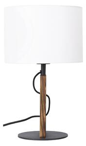 Stolna lampa PINUS 1xE27/40W/230V bijela/drvo