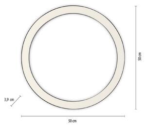 LED stropna svjetiljka PURE Lines, Ø 50 cm, antracit, CCT, daljin