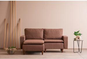 Atelier Del Sofa Kutna garnitura, Svijetlo smeđa, Lungo Mini - Light Brown