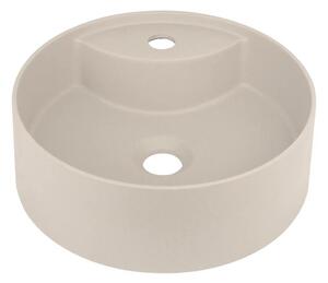 Deante CQS_5U4B SILIA umivaonik za ploču, pr. 36 cm, granit/bež
