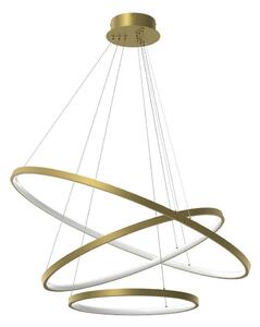 LED Luster na sajli HOOP LED/93W/230V pr. 80 cm 4000K zlatna
