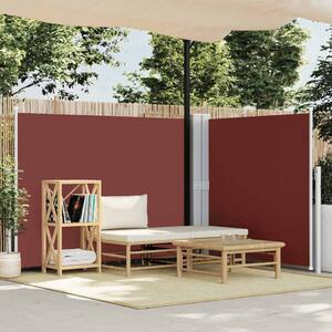 Uvlačiva bočna tenda 140 x 1000 cm smeđa - Smeđa / 140 x 1000 cm