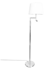 ByRydens 1988780-5000-LED Podna lampa ORLANDO 1xE27/5W/230V+LED/3W bijela/krom