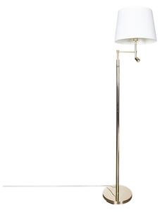 ByRydens 1988780-6509-LED Podna lampa ORLANDO 1xE27/5W/230V + LED/3W bijela/zlatna
