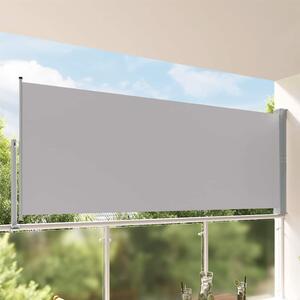 Uvlačiva bočna tenda za terasu 140 x 300 cm siva - Siva / 140 x 300 cm